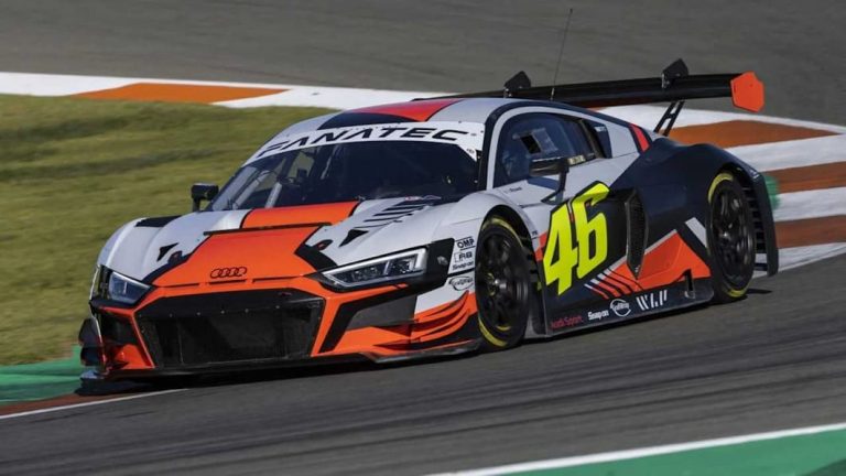 Valentino Rossi Swops Two Wheels For Four With Audi R8 LMS