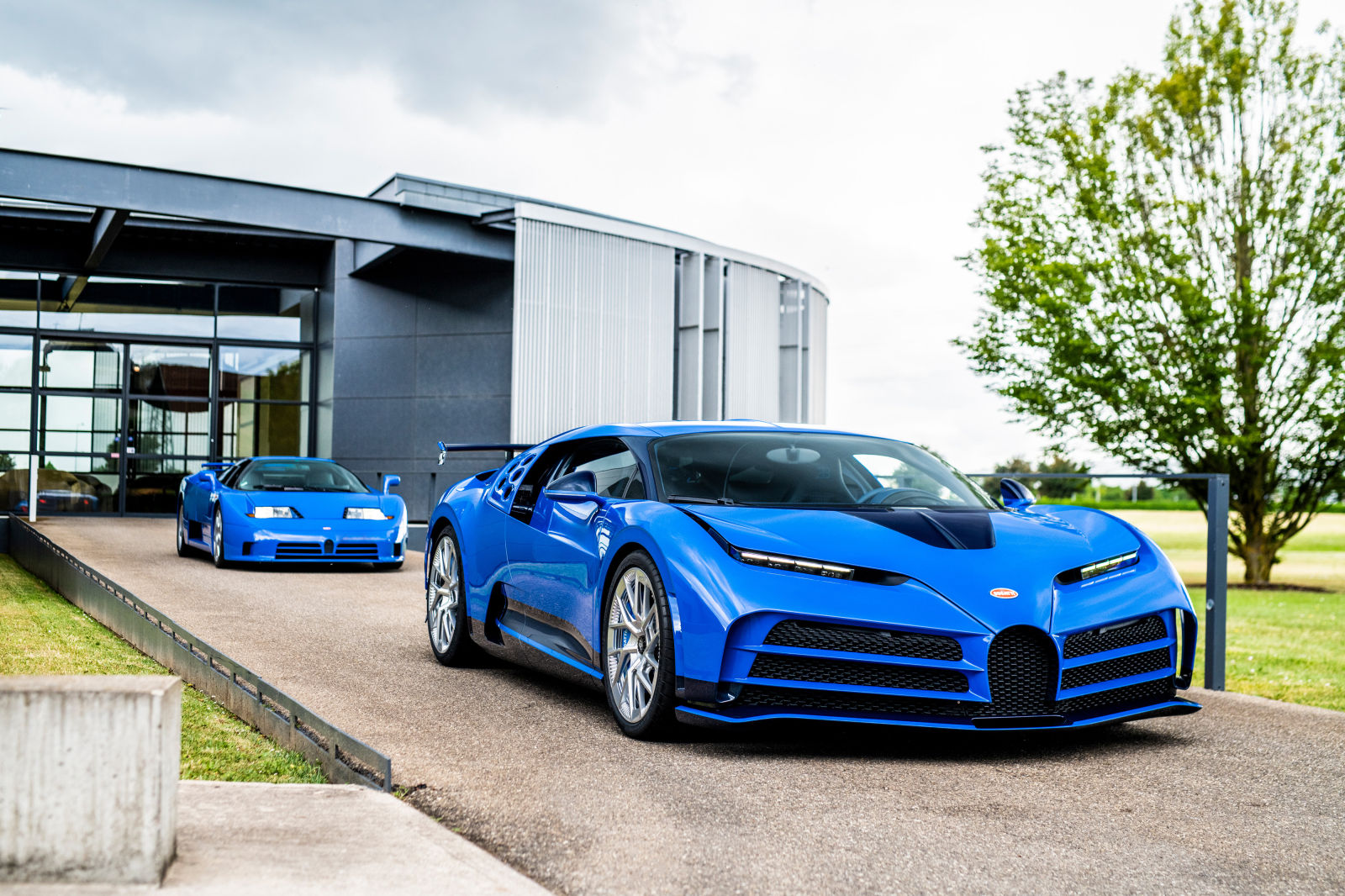Iconic The Bleu Ten In Bugatti First Bugatti Delivered of Centodieci