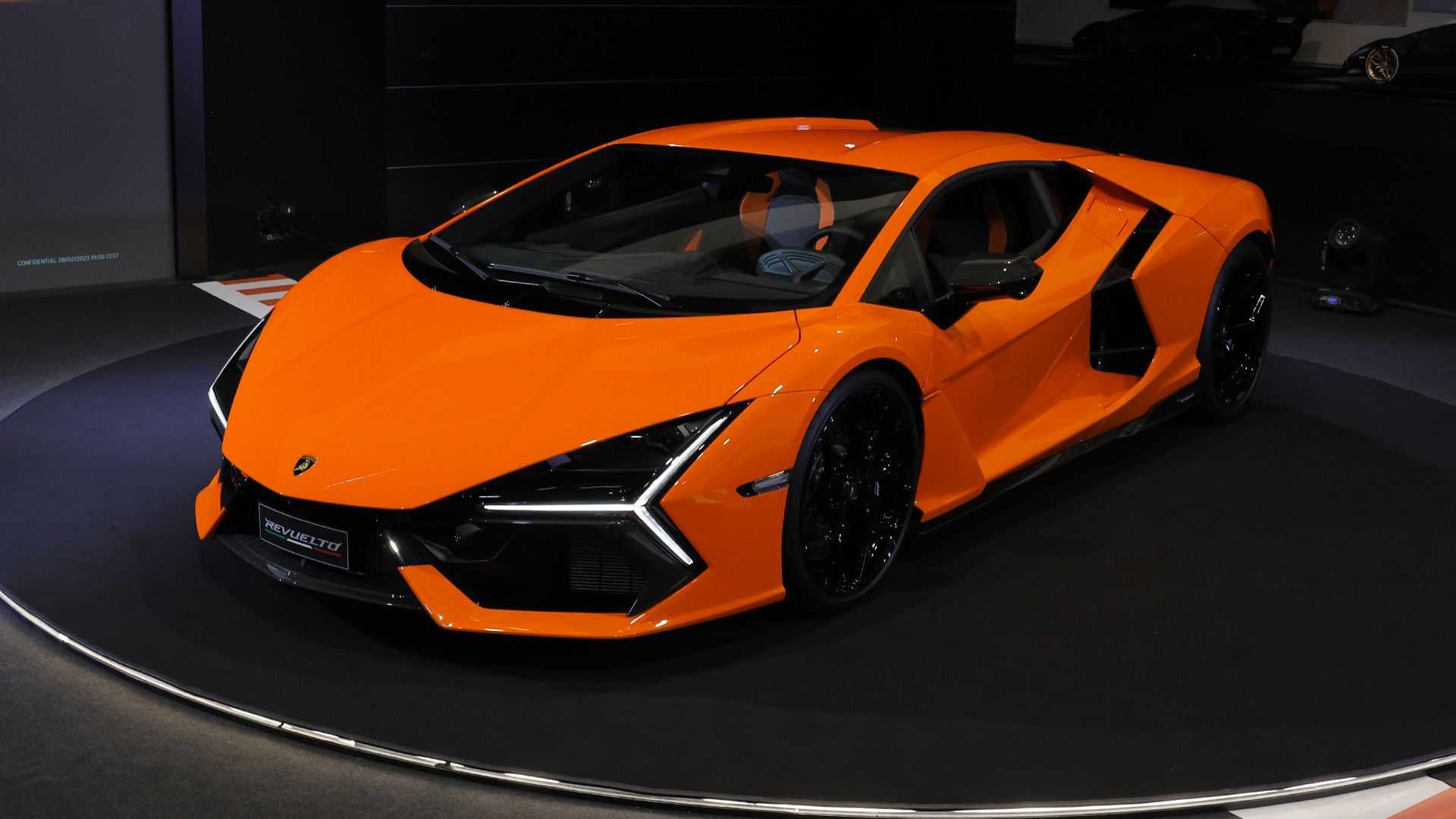 New Lamborghini V12 Revealed Called Revuelto