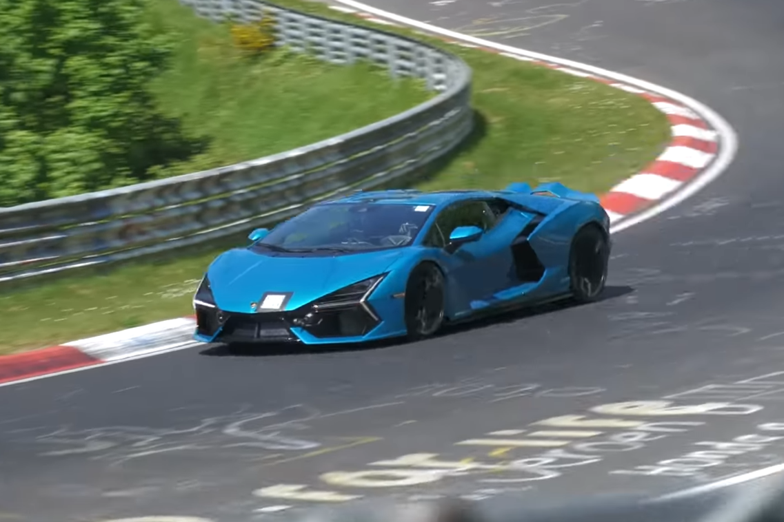 Watch And Listen To The Lamborghini Revuelto At The Nurburgring