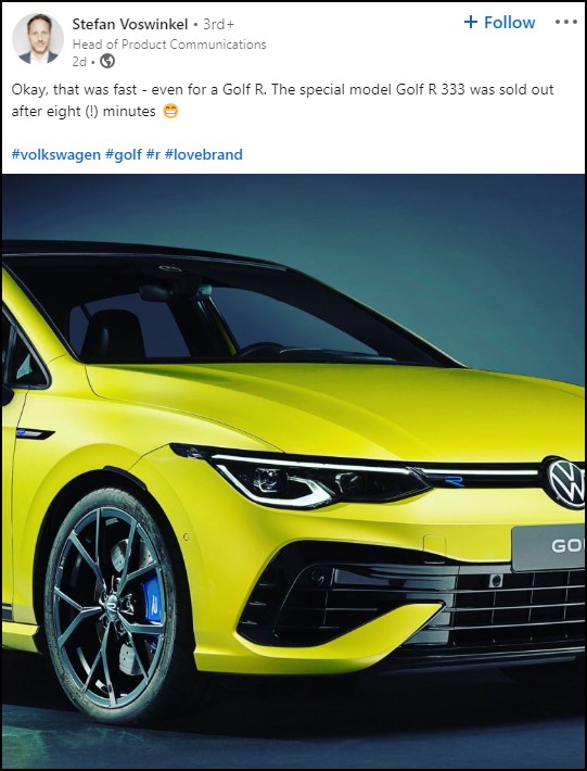 Would you pay R1.5m for a limited VW Golf R? New '333' special model sold out in a few minutes