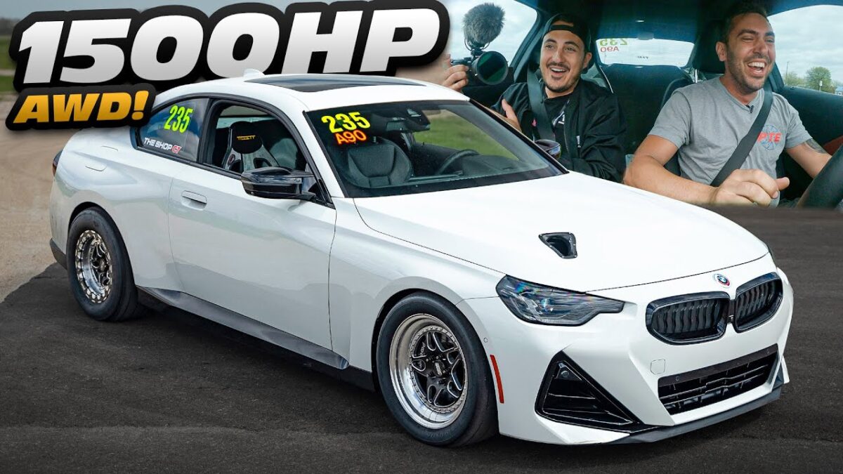 1,500 HP BMW M240i xDrive Is The Quickest and Fastest BMW At QuarterMile